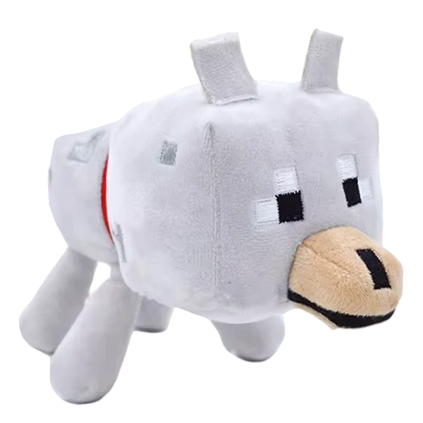 Minecraft Wolf Plush