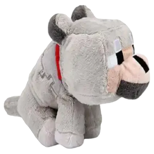 Minecraft Dog Sitting Plush