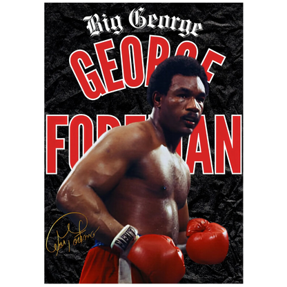 'Big' George Foreman Boxing Poster