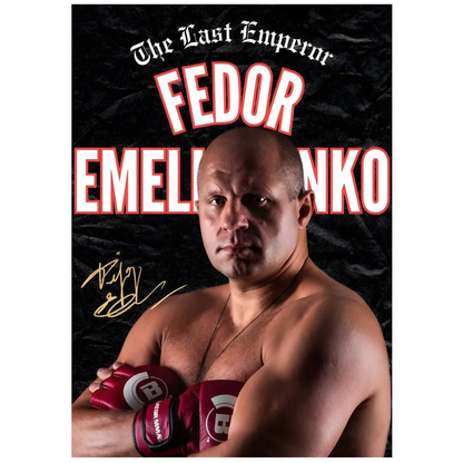 Fedor 'The Last Emperor' Emelianenko Bellator MMA Fighter Poster