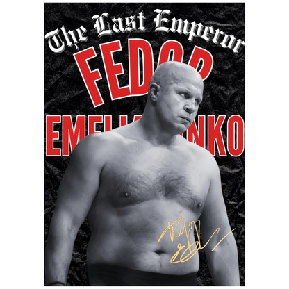 Fedor 'The Last Emperor' Emelianenko Bellator MMA Fighter Poster