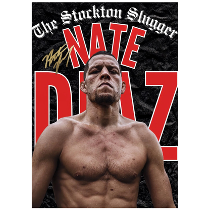 Nate Diaz UFC Fighter Poster