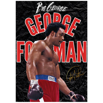 'Big' George Foreman Boxing Poster