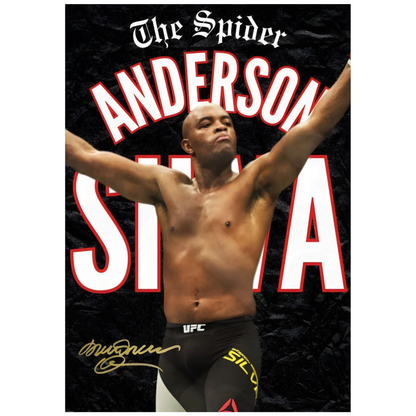 Anderson 'The Spider' Silva UFC Fighter Poster