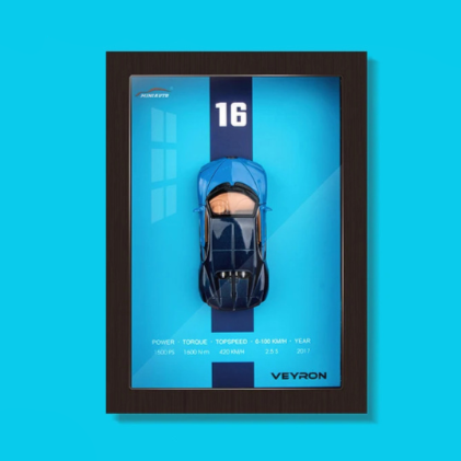 Bugatti Veyron 3D Poster
