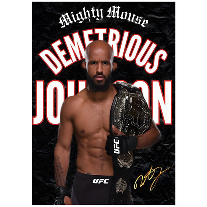 Demetrious 'Mighty Mouse' Johnson UFC Fighter Poster