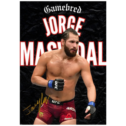 Jorge 'Gamebred' Masvidal UFC Fighter Poster