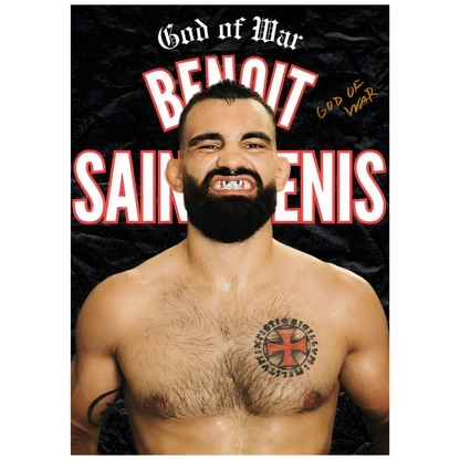 Benoit 'God Of War' Saint Denis UFC Fighter Poster