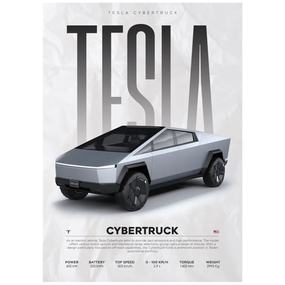Tesla Cybertruck Poster