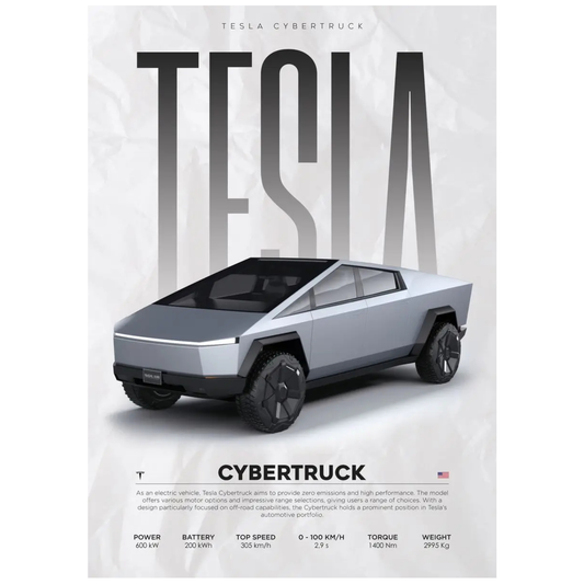 Tesla Cybertruck Poster