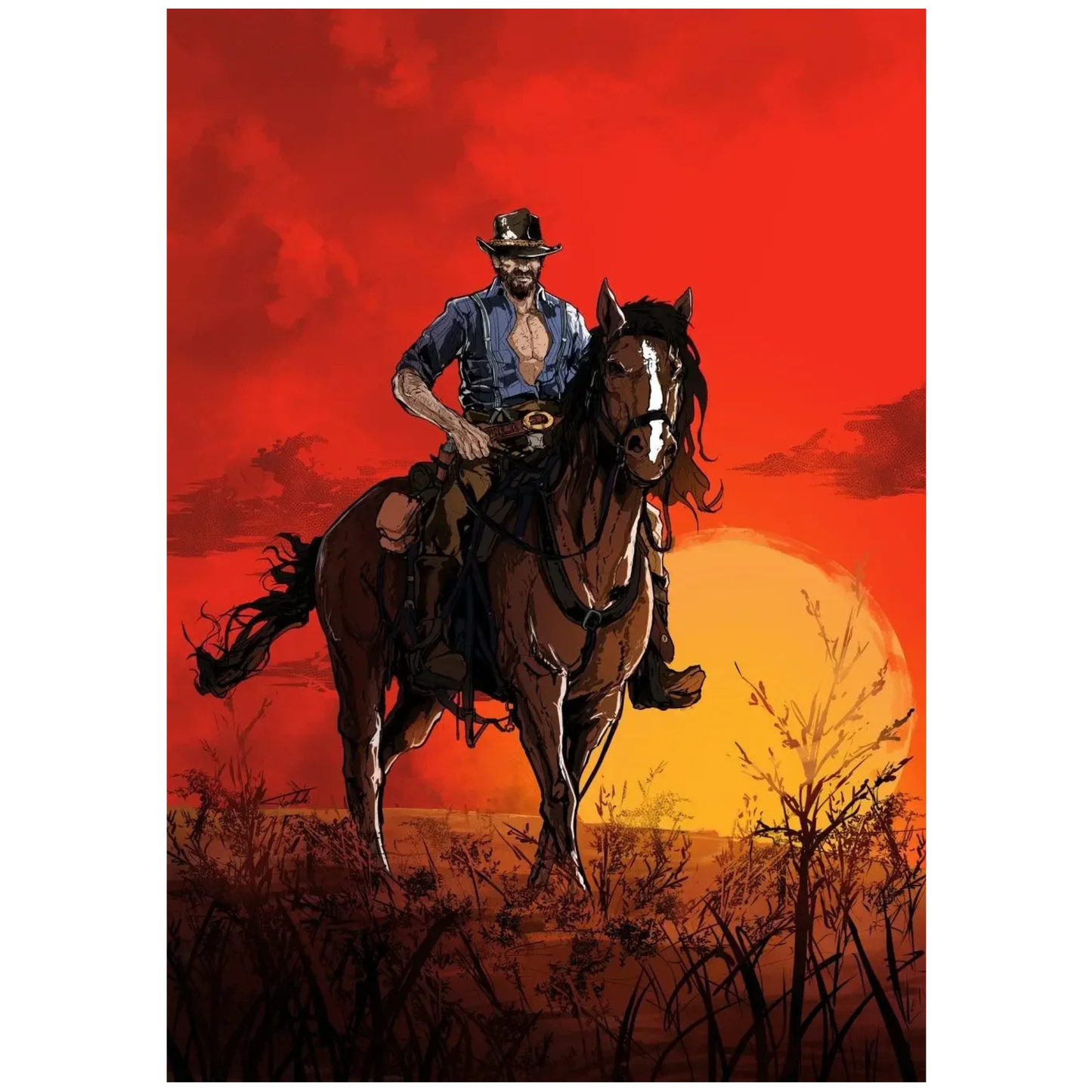 Red Dead Redemption Video Game Poster