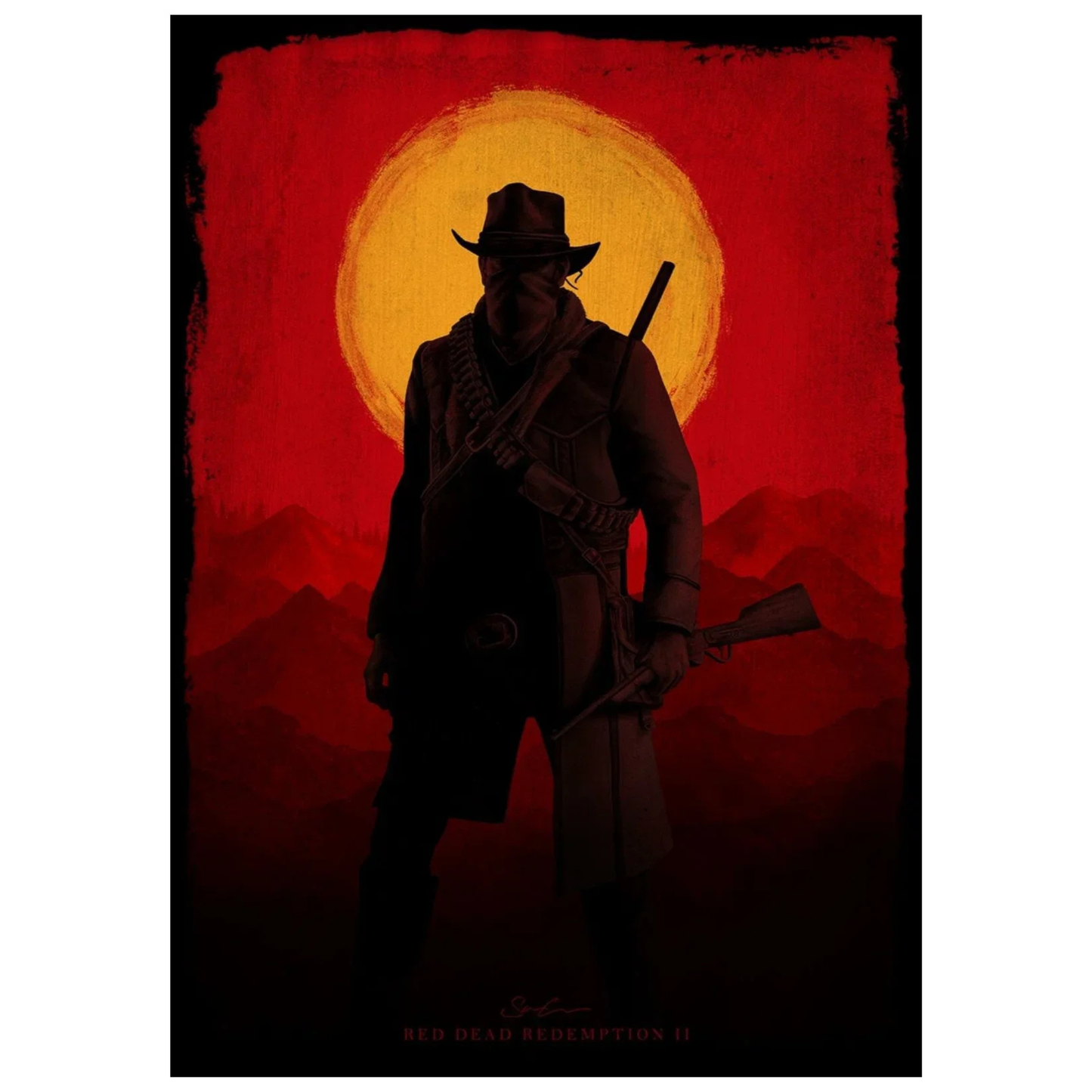 Red Dead Redemption Video Game Poster