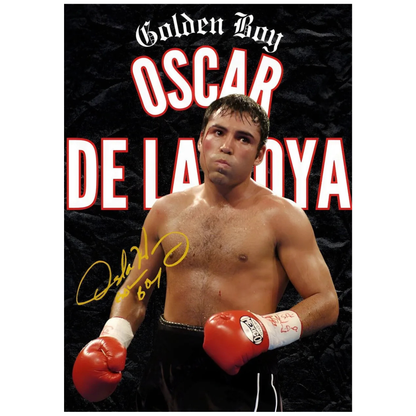 Oscar 'Golden Boy' De La Hoya Boxing Poster