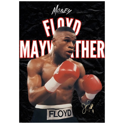 Floyd 'Money' Mayweather Jr. Boxing Poster