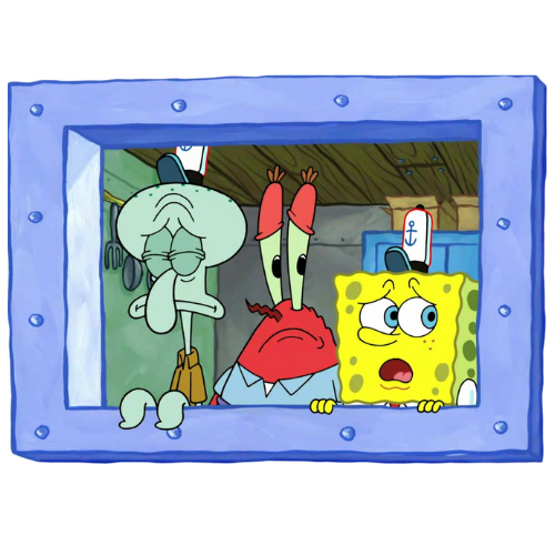 Spongebob Krusty Krab Window Banner