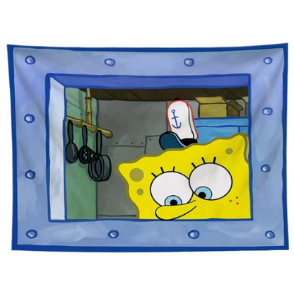 Spongebob Krusty Krab Window Banner