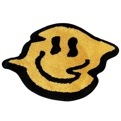 Trippy Smiley Face Rug