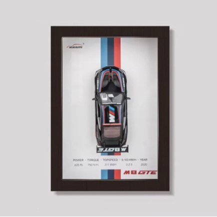 BMW M8 GTE 3D Poster