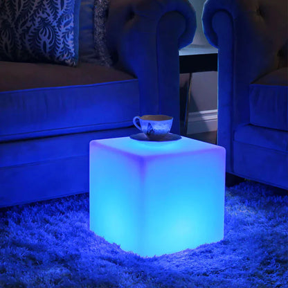 LED Cube Stool