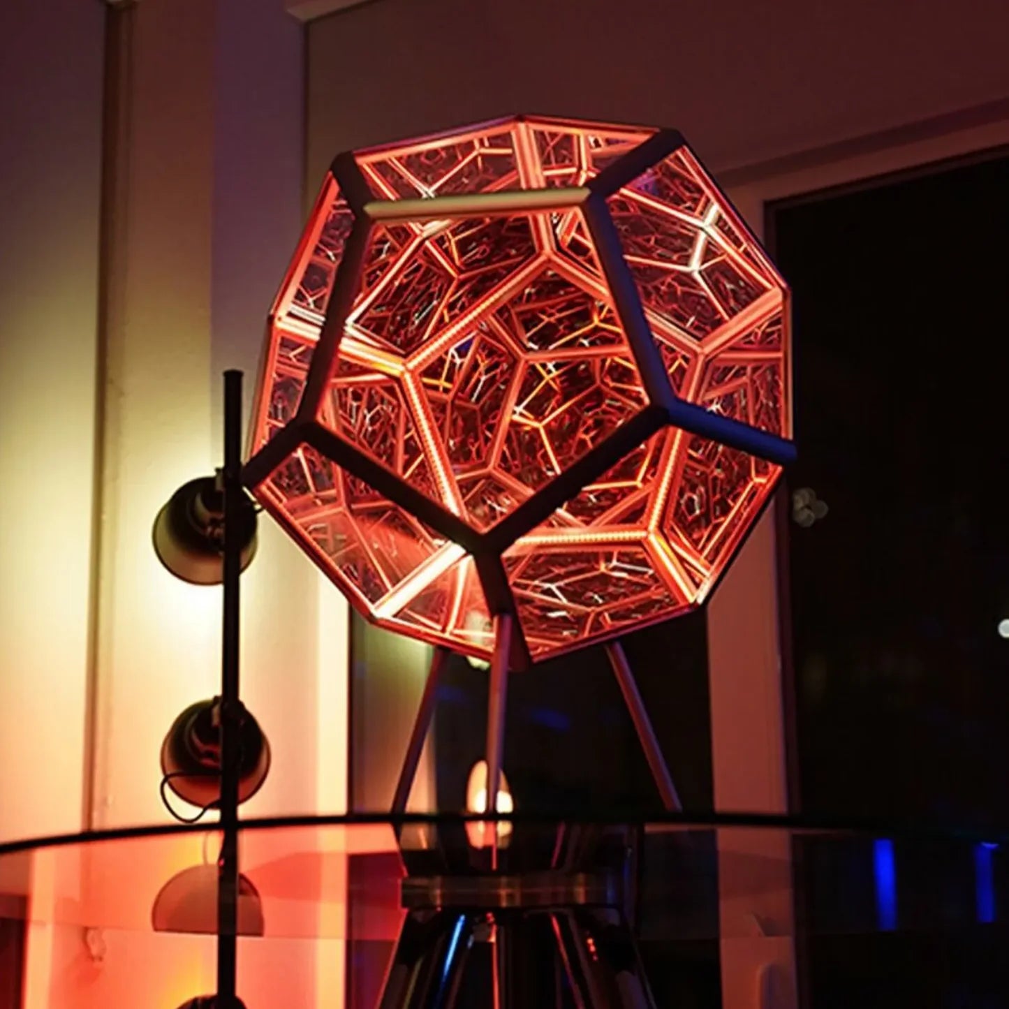 Infinity Dodecahedron Lamp