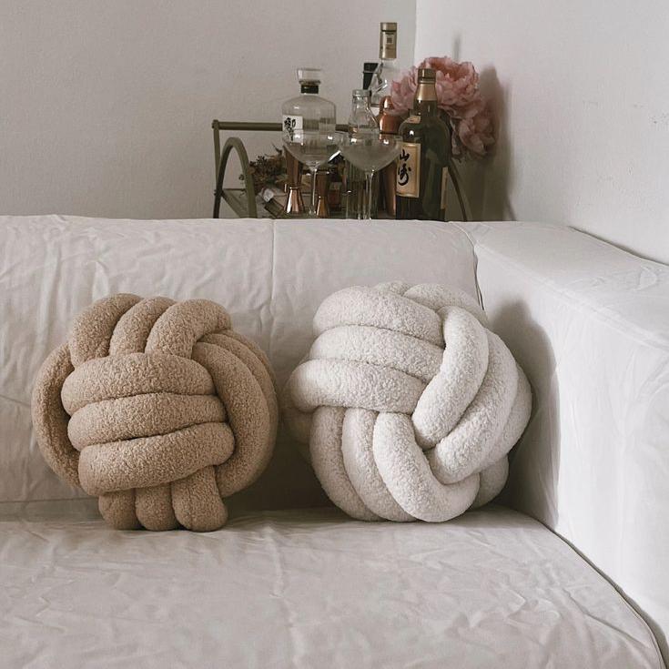 Knotted Ball Pillow