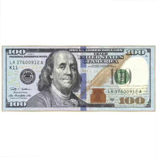 100 Dollar Bill Rug