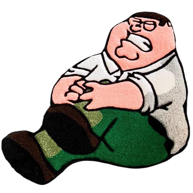 Family Guy Peter Griffin Hurt Knee Rug
