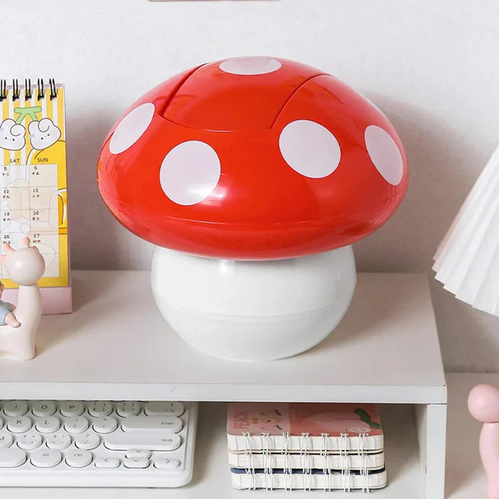 Mushroom Desk Trash Can