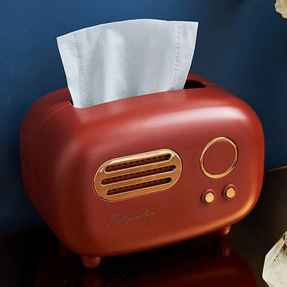 Vintage Radio Tissue Holder