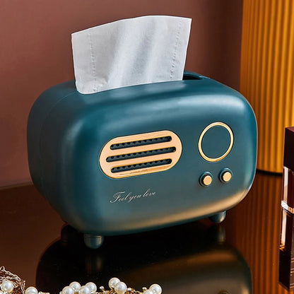 Vintage Radio Tissue Holder