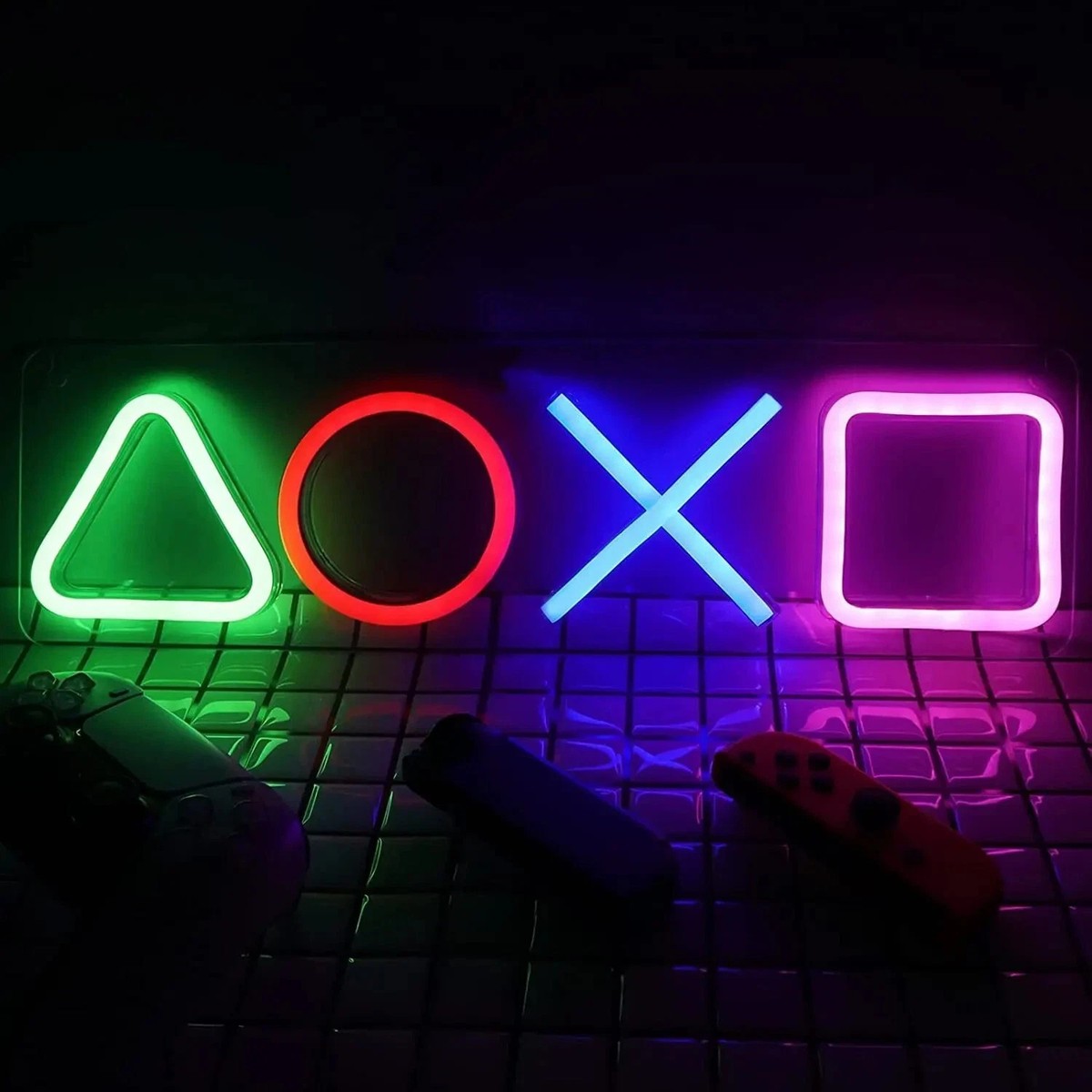 Playstation Control Button Neon Sign