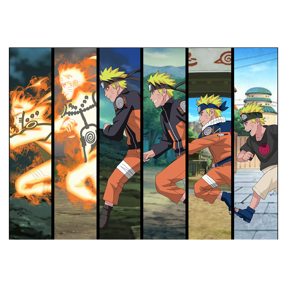 Naruto Uzumaki Evolution Rug