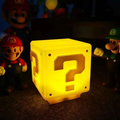 Super Mario Coin Block Lamp